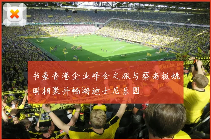 书豪香港企业峰会之旅与蔡老板姚明相聚并畅游迪士尼乐园